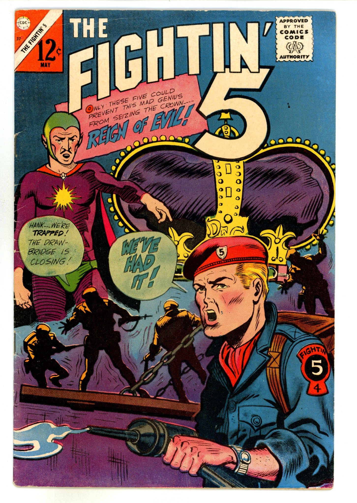 Fightin' Five  37  FN (6.0)  (1966)  