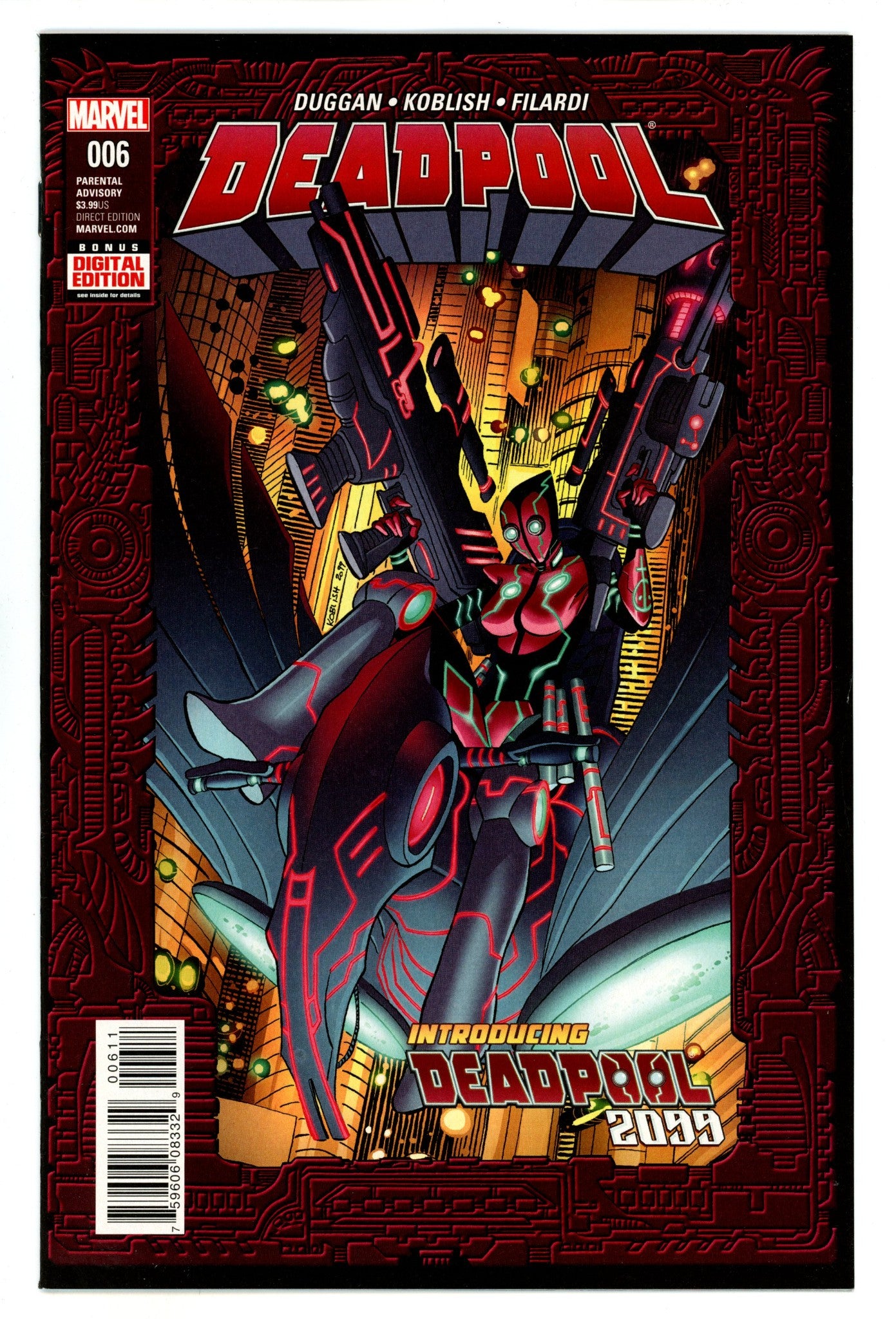 Deadpool Vol 5 6 NM- (9.2) (2016) 