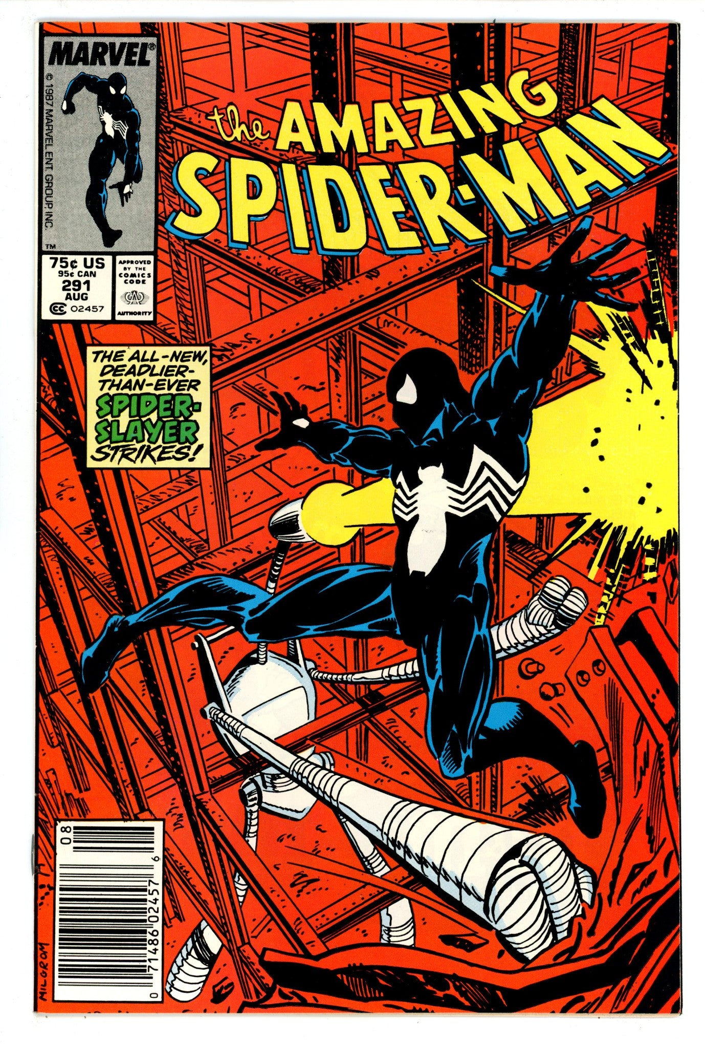 The Amazing Spider-Man Vol 1 291 FN+ (6.5) (1987) Newsstand 