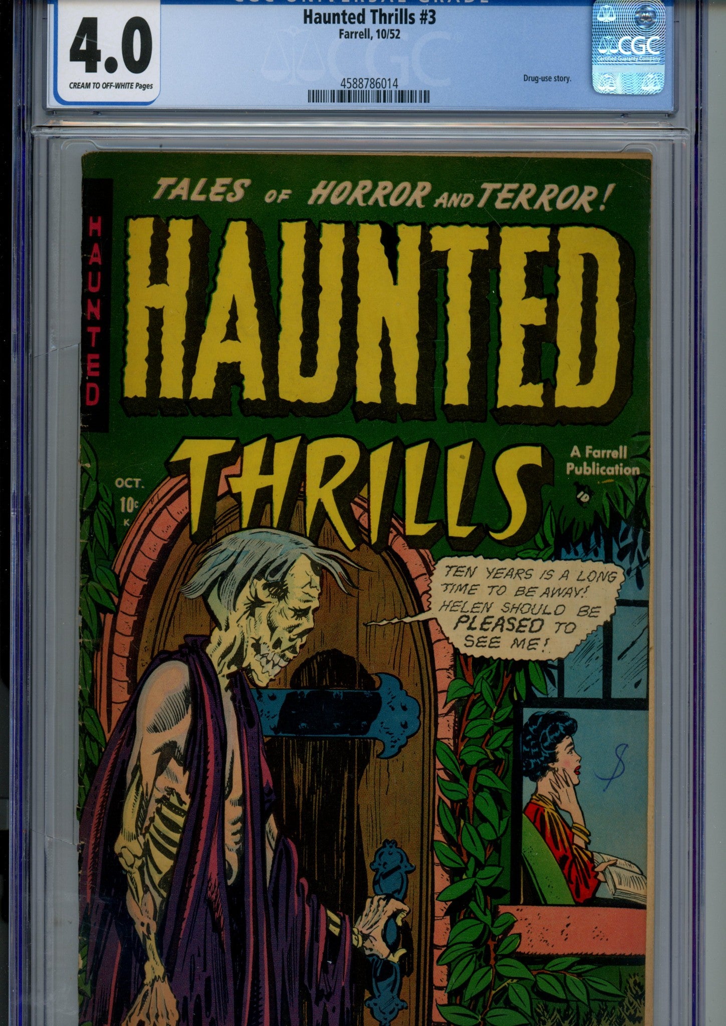Haunted Thrills 3 CGC 4.0 (VG) (1952) 