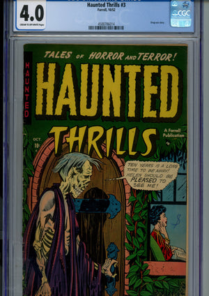 Haunted Thrills 3 CGC 4.0 (VG) (1952) 
