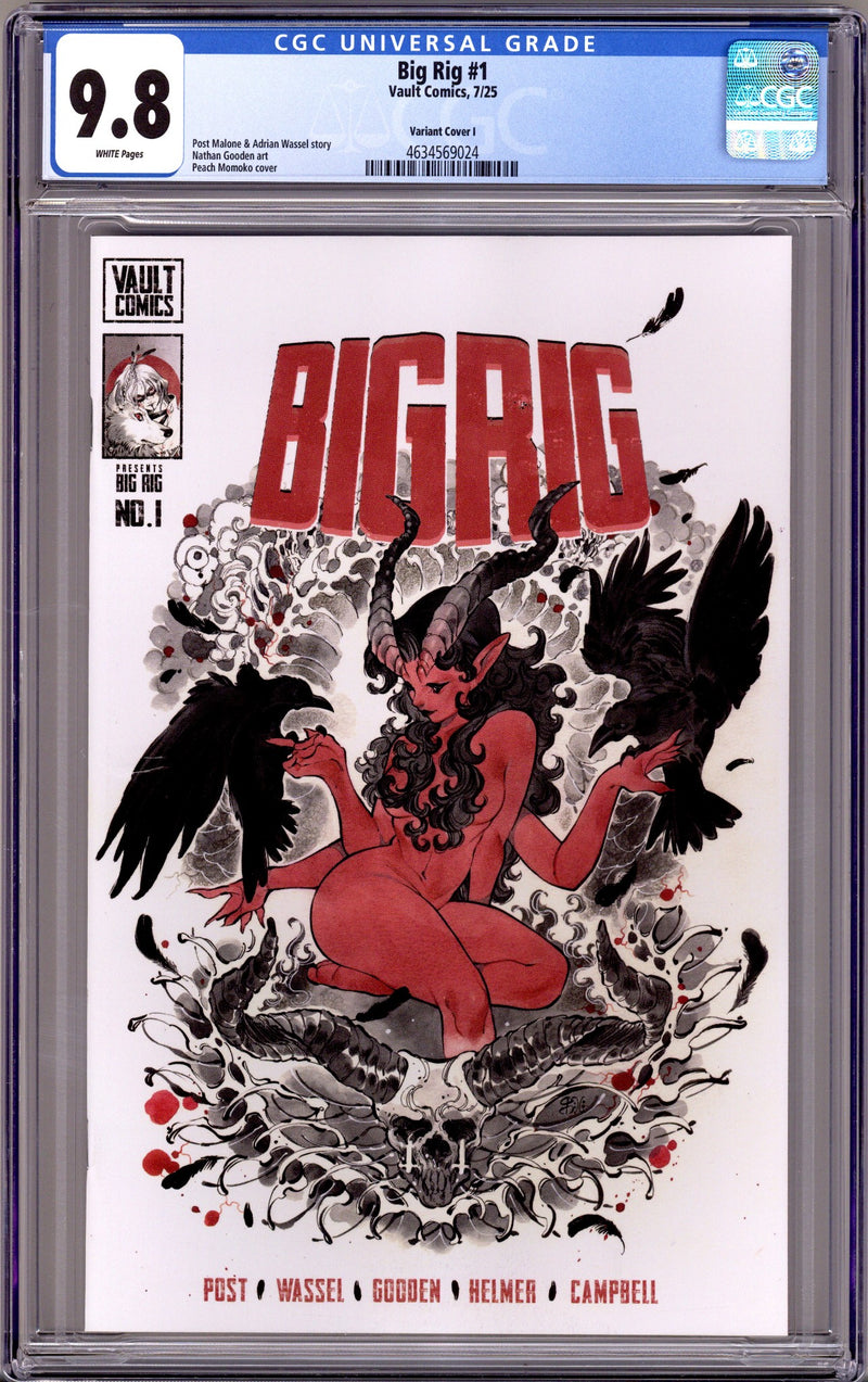 Big Rig 1 CGC 9.8 (NM/M) (2025) Momoko Variant 