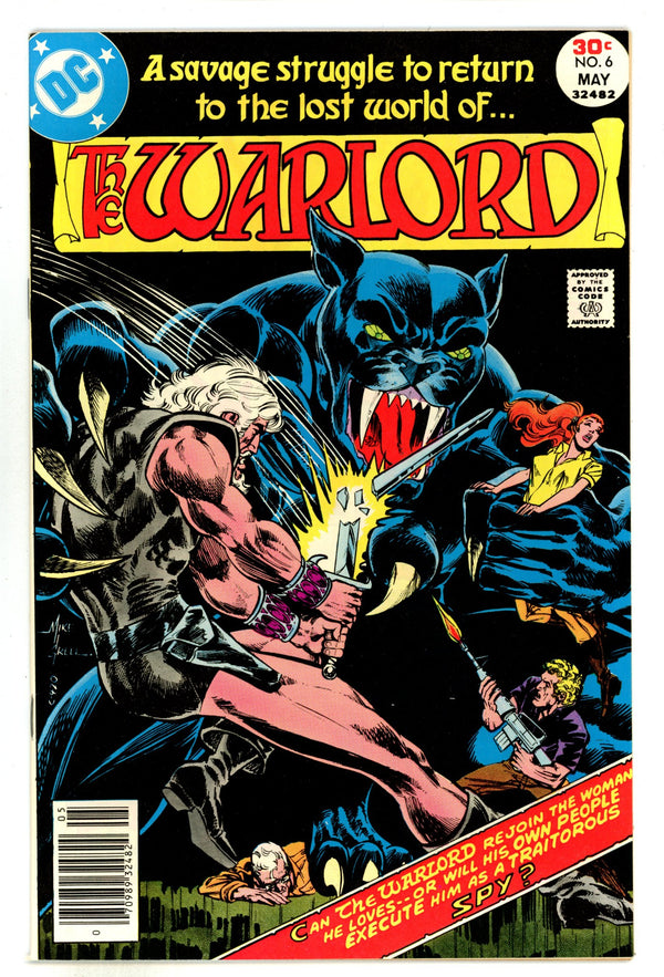 Warlord Vol 1 6 NM- (9.2) (1977)