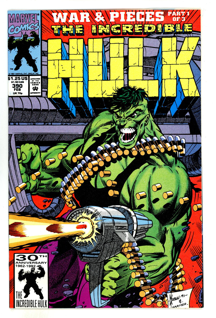 The Incredible Hulk Vol 1 390 Mid Grade (1992) 