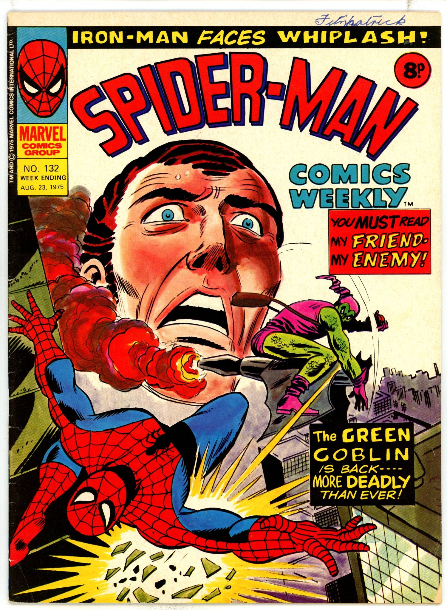 Spider-Man Comics Weekly 132 FN+ (6.5) (1975) 