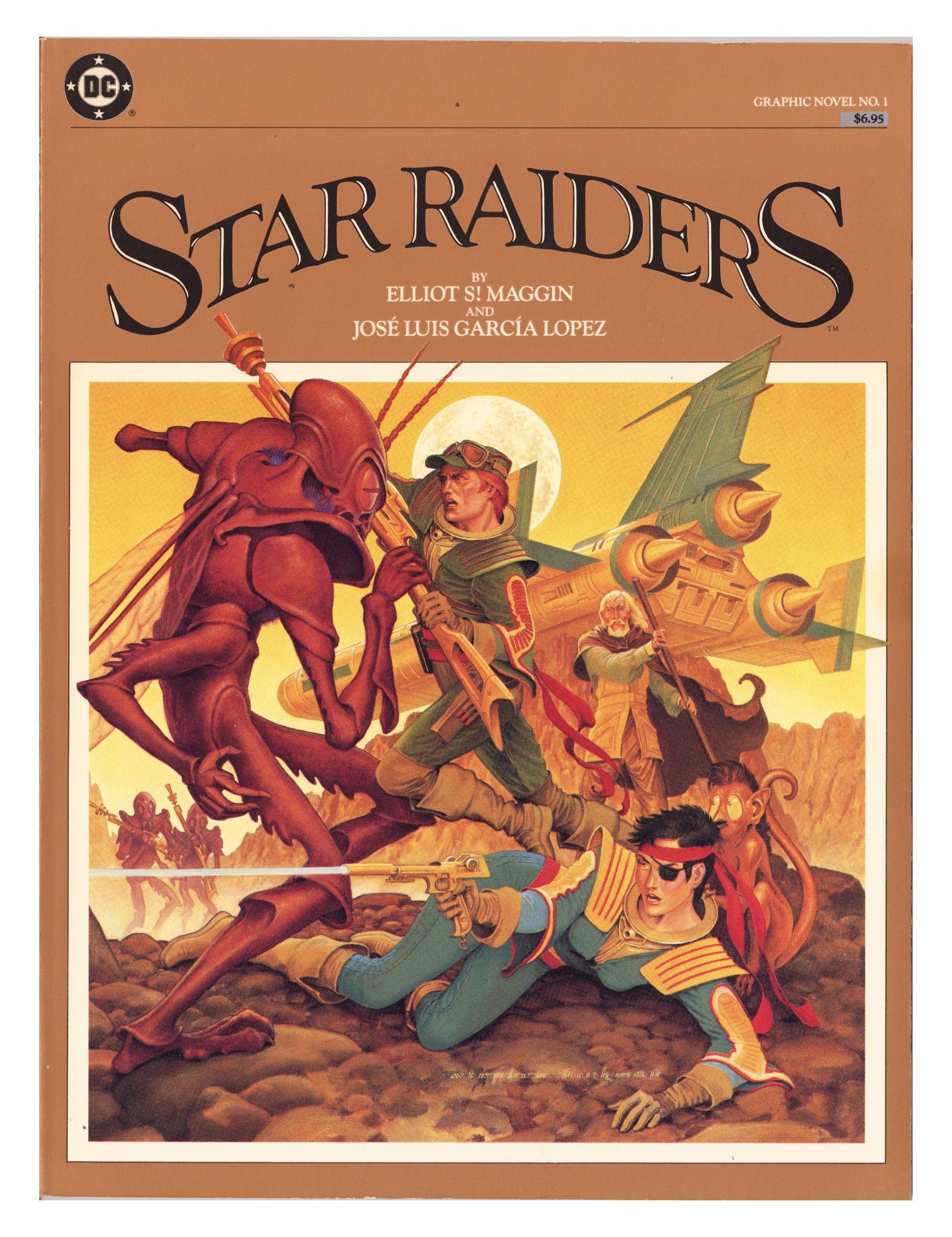 DC Graphic Novel 1 Mid Grade Star Raiders (1983) Canadian Price Variant 