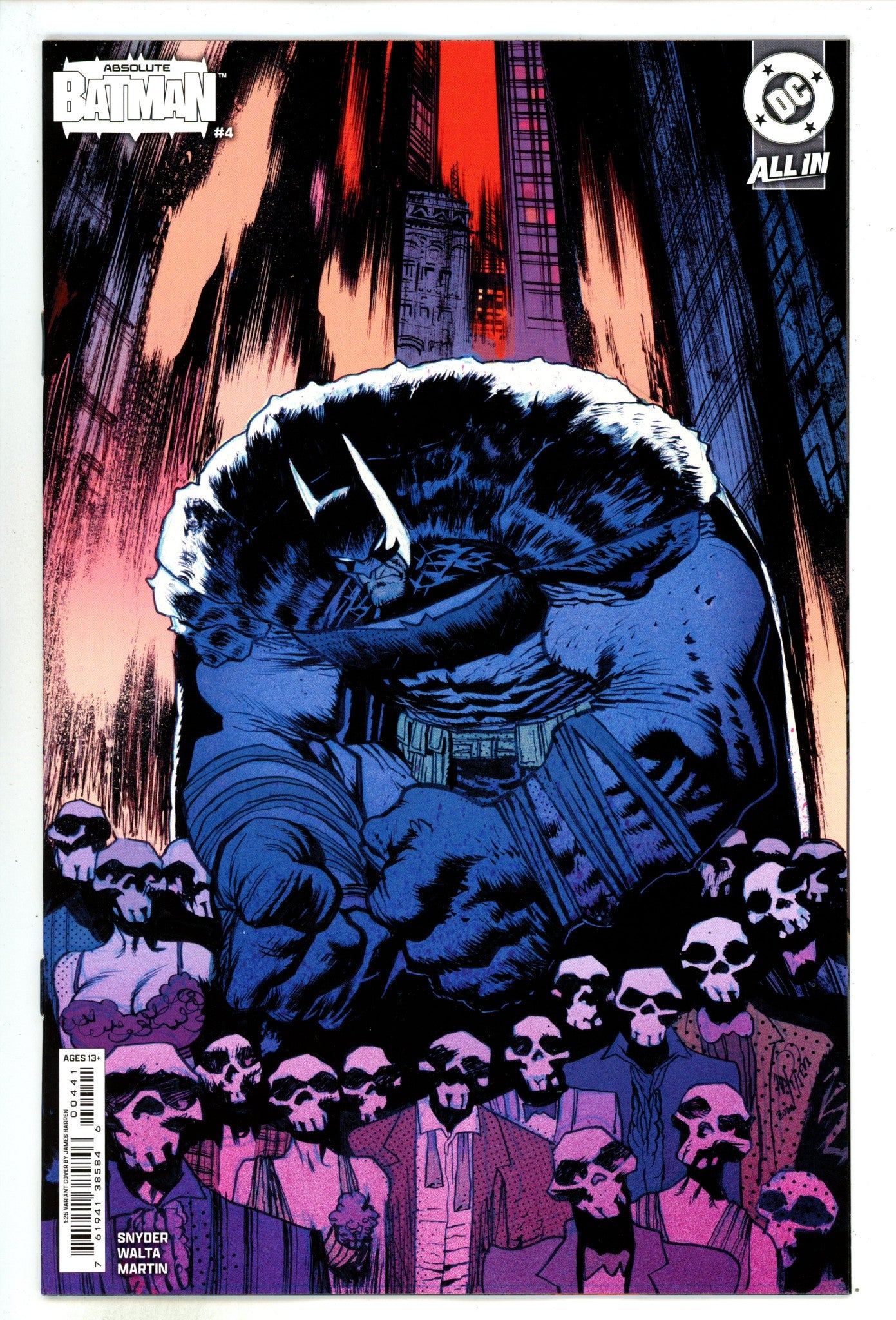 Absolute Batman 4 Harren Incentive Variant NM+ (2025)