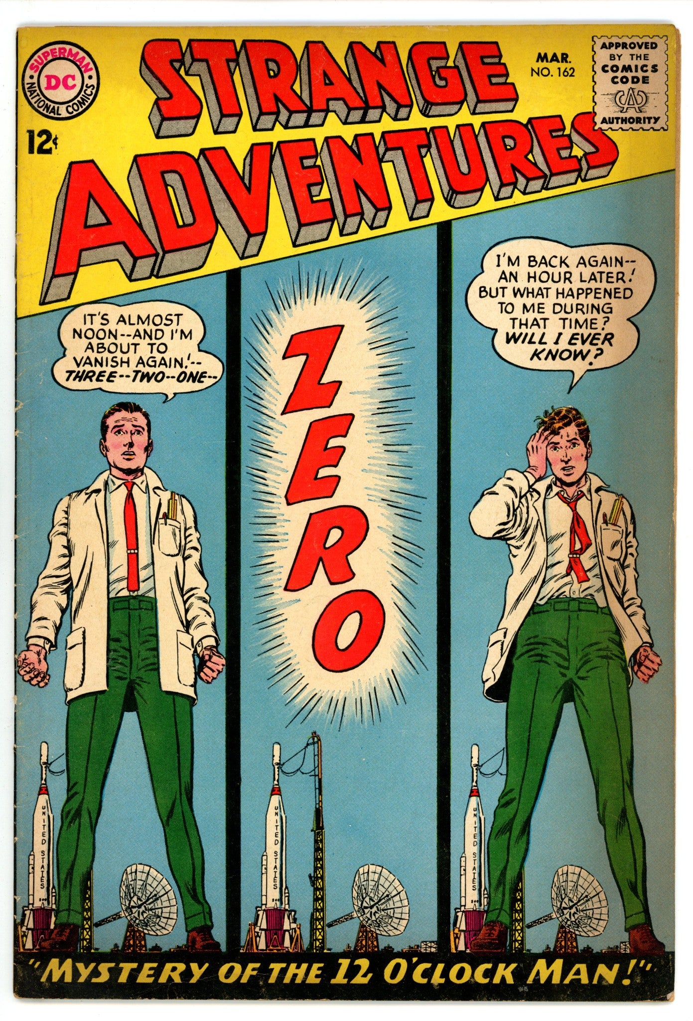 Strange Adventures Vol 1 162  VG+ (4.5)   (1964)        
