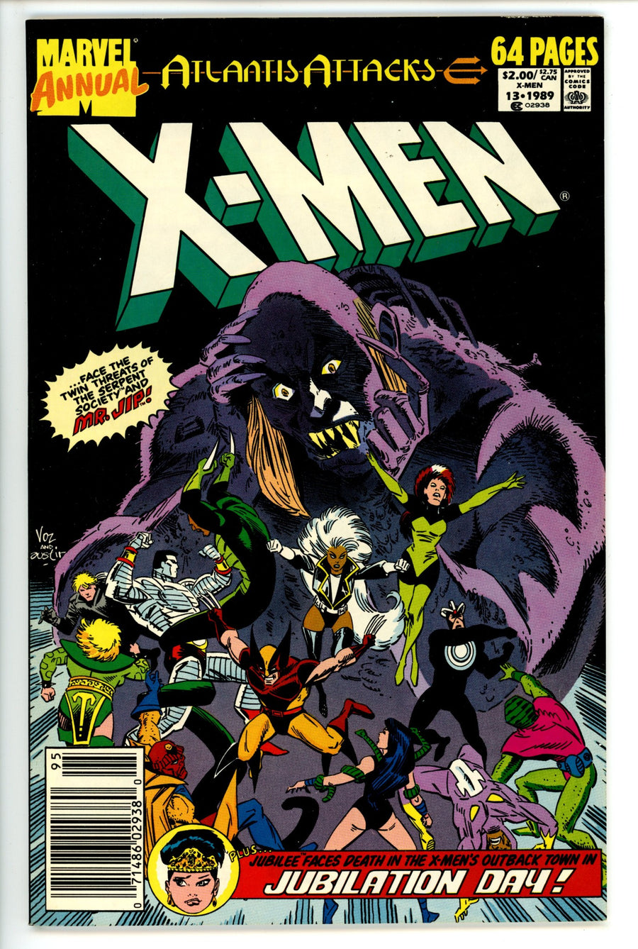 X-Men Annual Vol 1 13 Newsstand (1989)