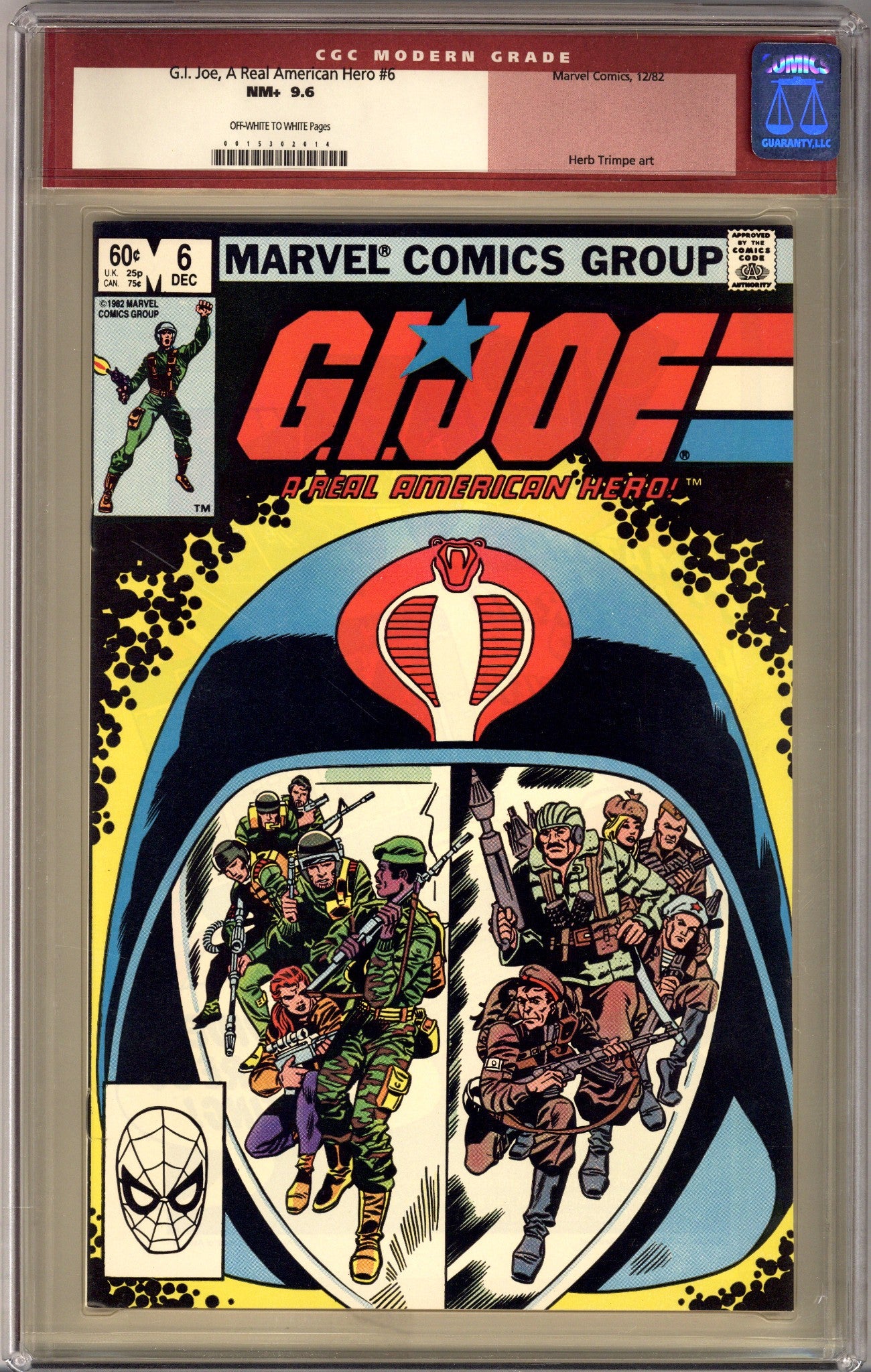 G.I. Joe, A Real American Hero 6 CGC 9.6 (NM+) (1982) 