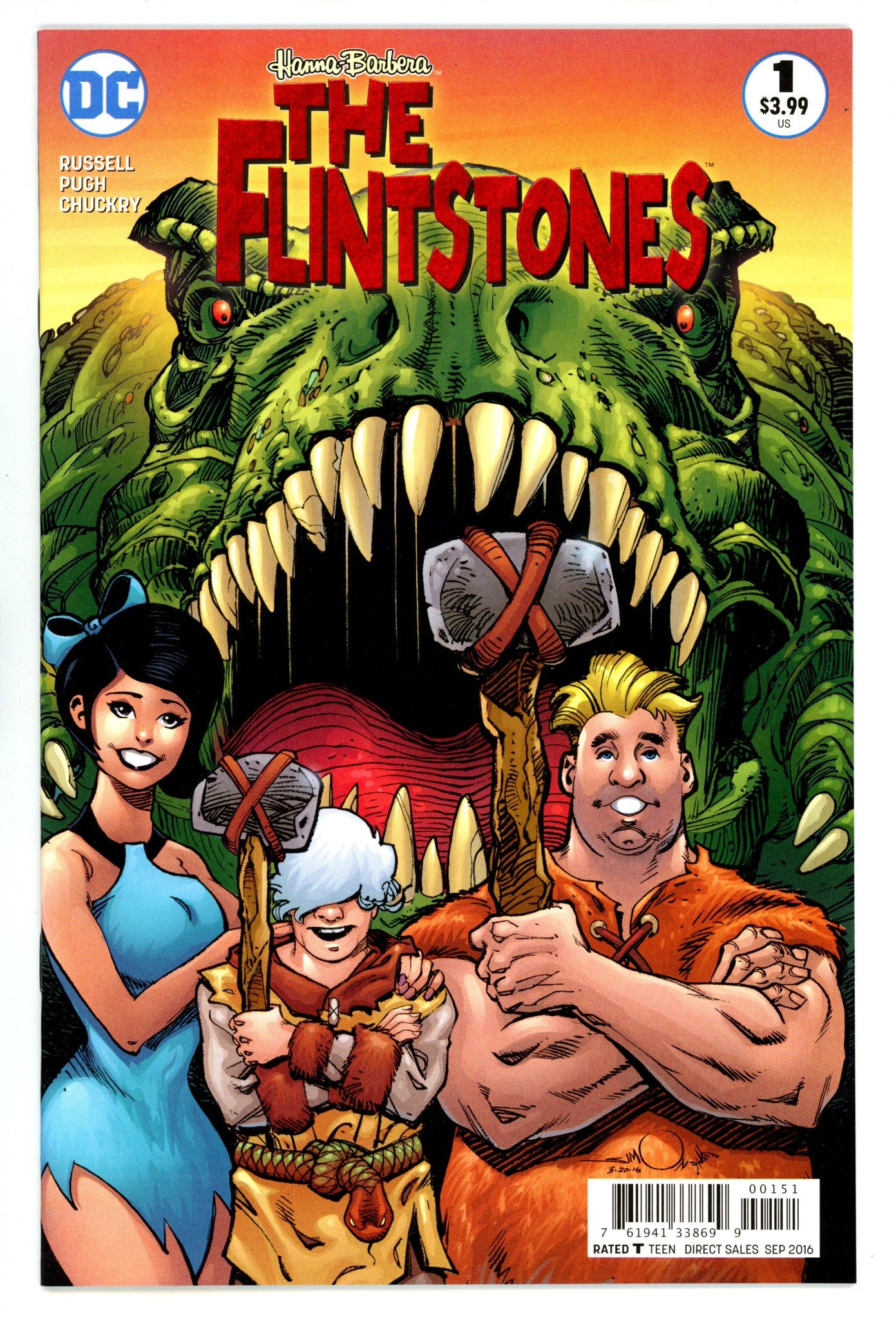 The Flintstones 1 High Grade (2016) Simonson Variant 