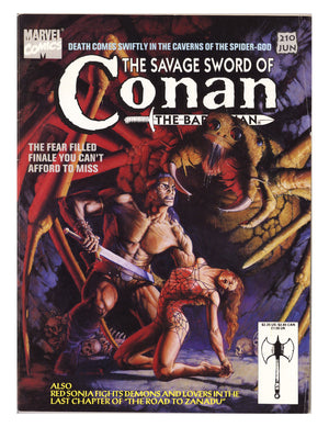 The Savage Sword of Conan Vol 1 210 Low Grade (1993)