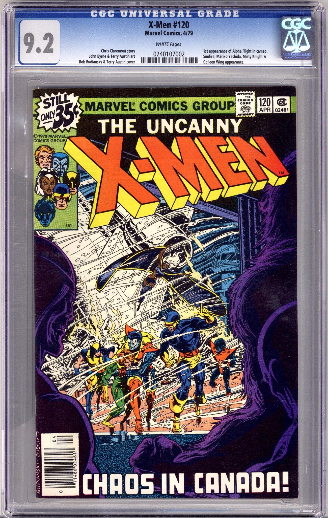 The X-Men Vol 1 120 CGC 9.2 (NM-) (1979) 