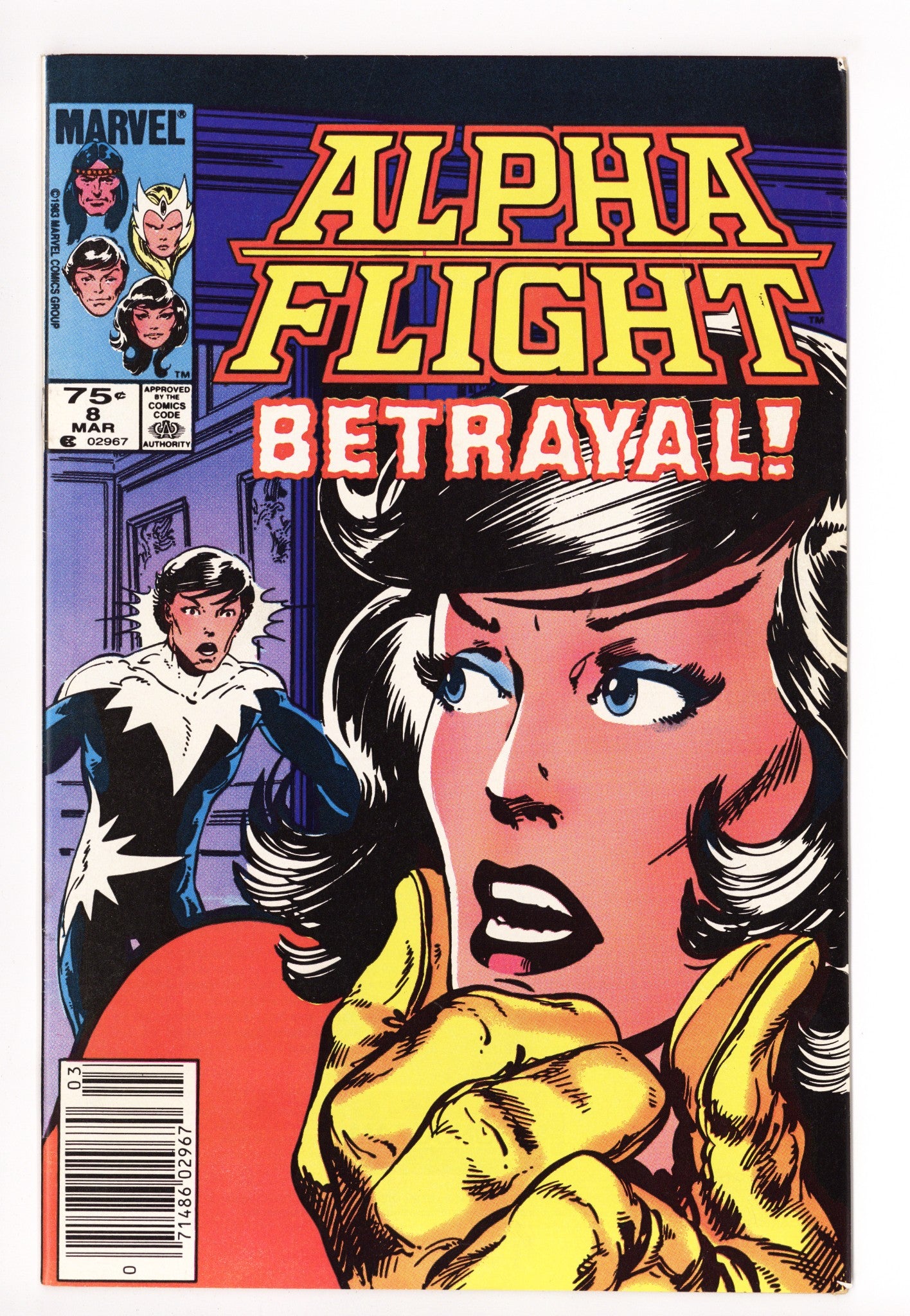 Alpha Flight Vol 1 8 VF- (7.5) (1984) Canadian Price Variant 