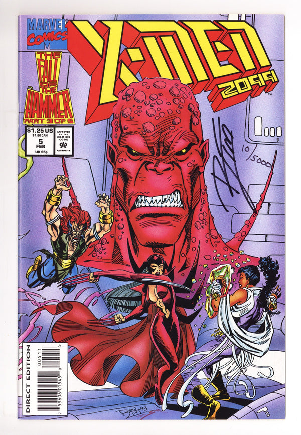 X-Men 2099 5 VF/NM (9.0) 10/5000 (1994) Signed x1 Cover Ron Lim