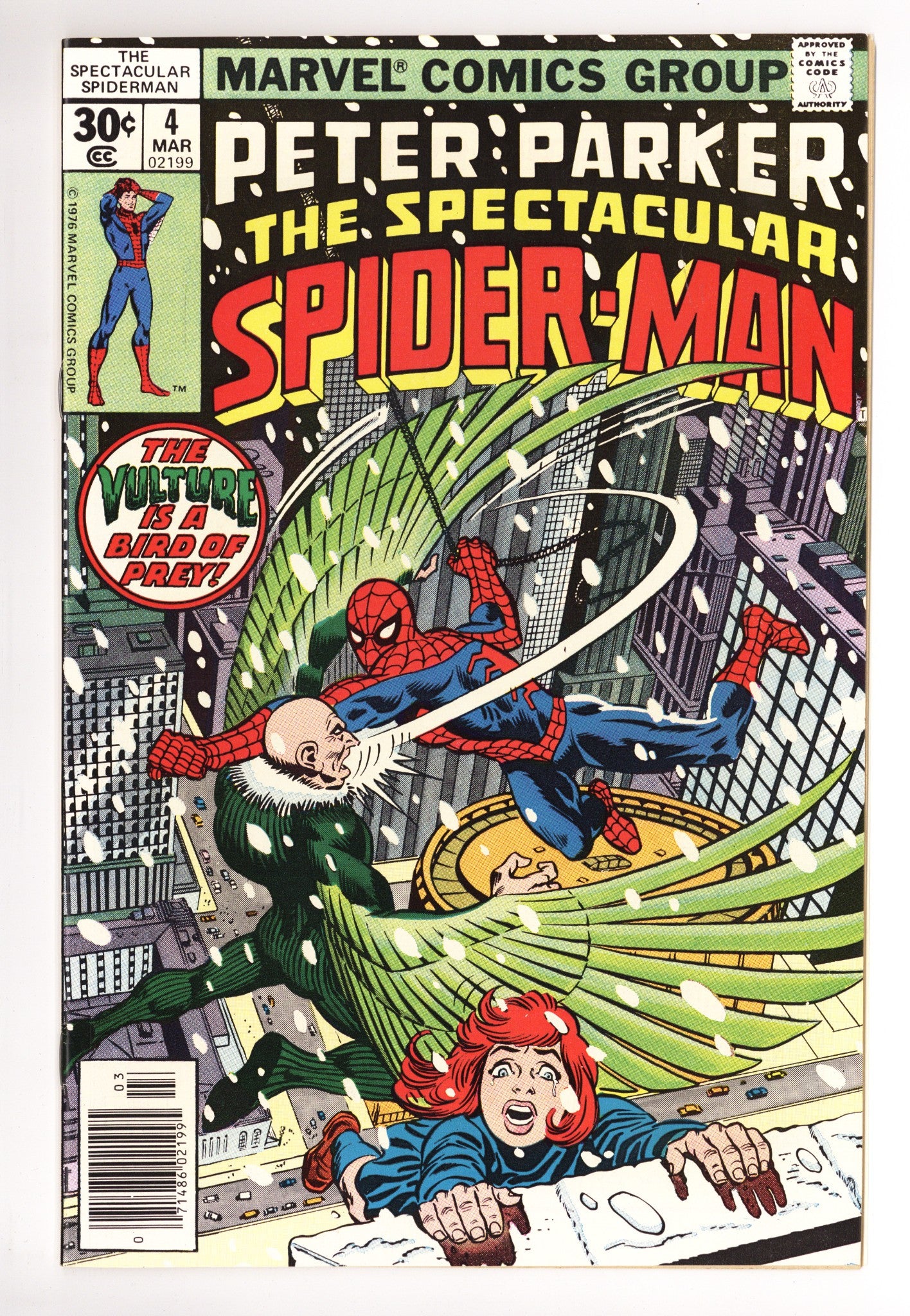 The Spectacular Spider-Man Vol 1 4 VF+ (8.5) (1977) 