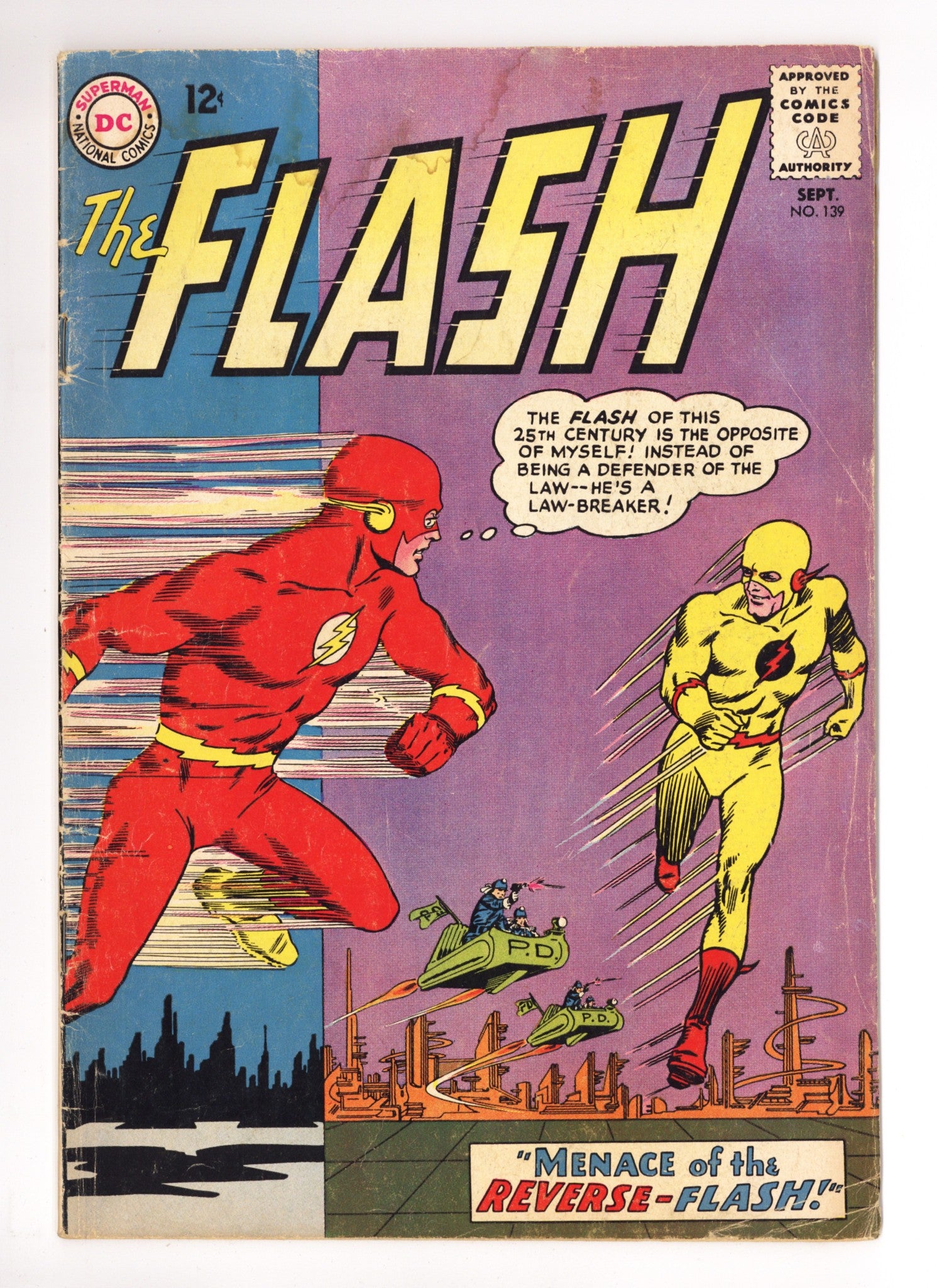 The Flash Vol 1 139  GD/VG (3.0)   (1963)        