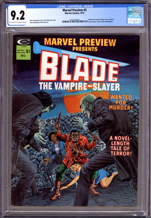 Marvel Preview   3 CGC 9.2 (NM-)   (1975)