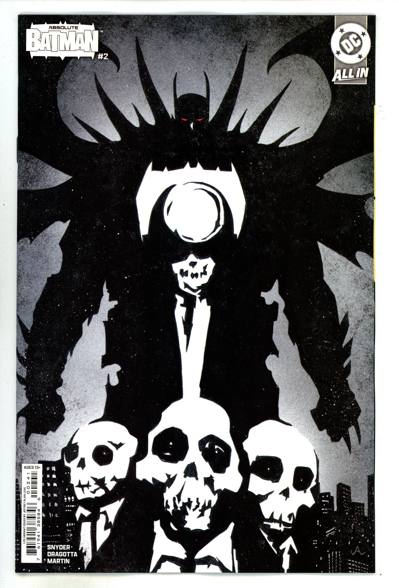 Absolute Batman  2 Love  Incentive Variant NM+  (2024)