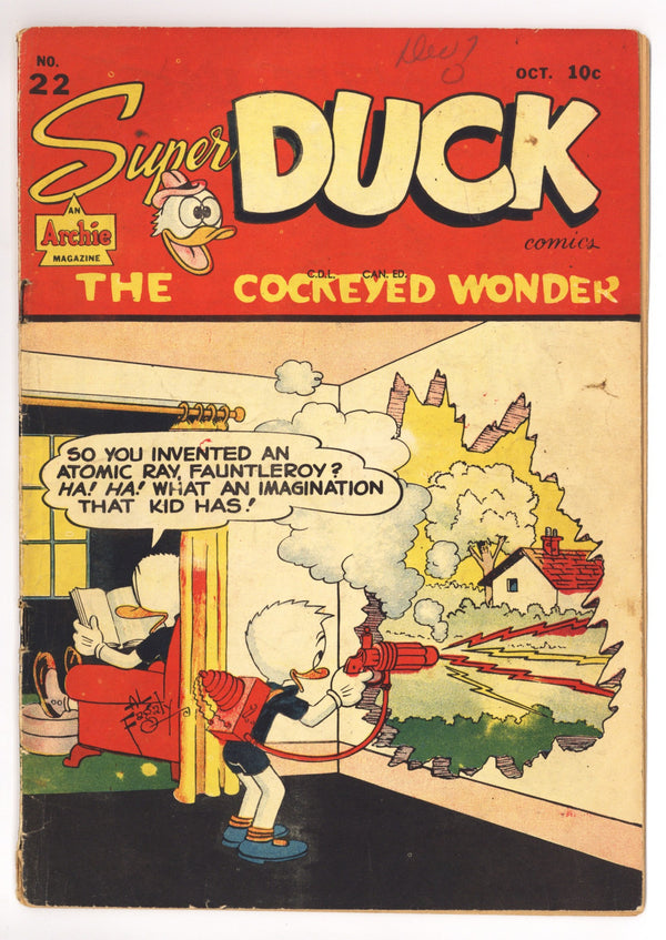 Super Duck Comics 22 GD/VG (3.0) (1948) Canadian Edition
