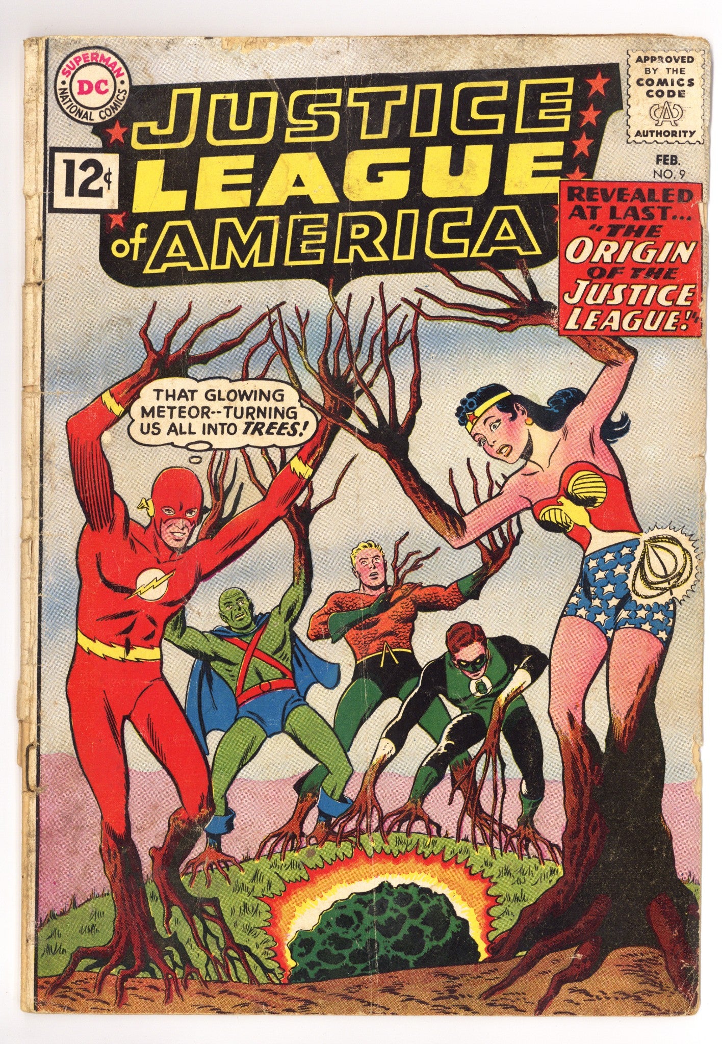 Justice League of America Vol 1 9 FR (1.0) Cover Detached (1962) 