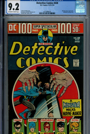 Detective Comics Vol 1 438 CGC 9.2 (1973)