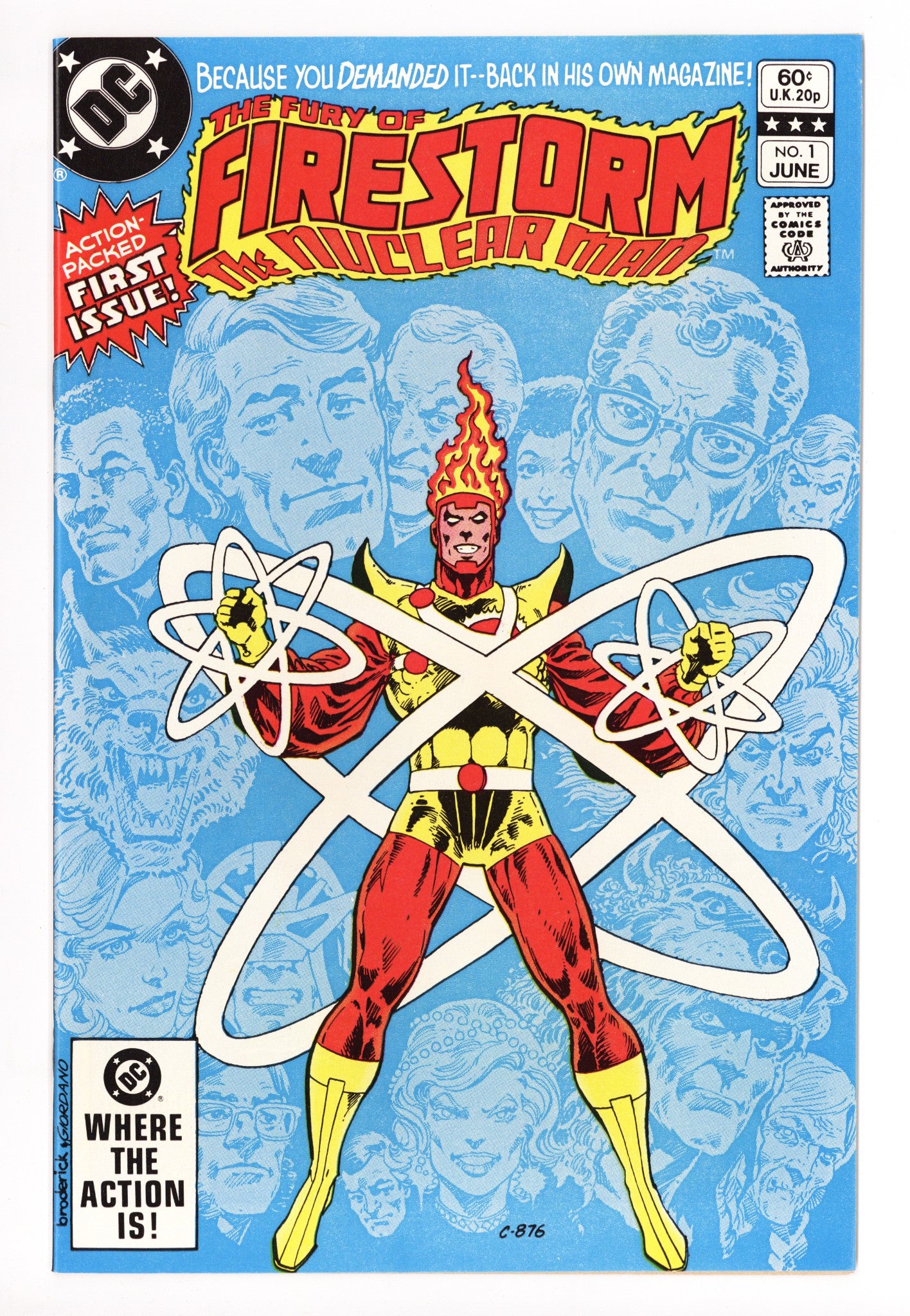 The Fury of Firestorm Vol 2 1  High Grade   (1982)        