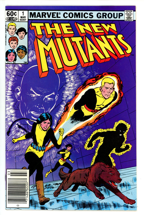 The New Mutants Vol 1 1 VF/NM (9.0) (1983) Newsstand