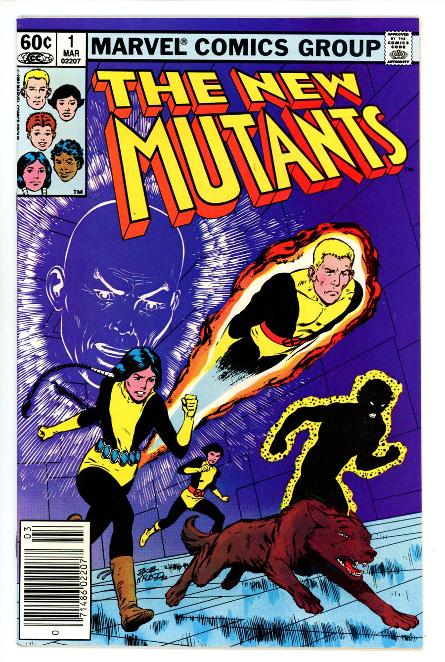 The New Mutants Vol 1 1 VF/NM (9.0) (1983) Newsstand 