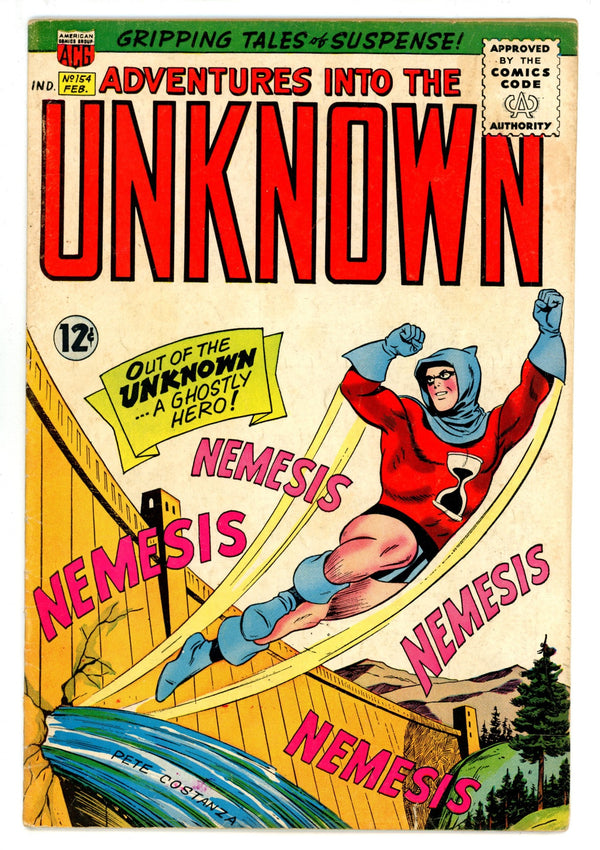Adventures into the Unknown 154 VG- (3.5) (1965)