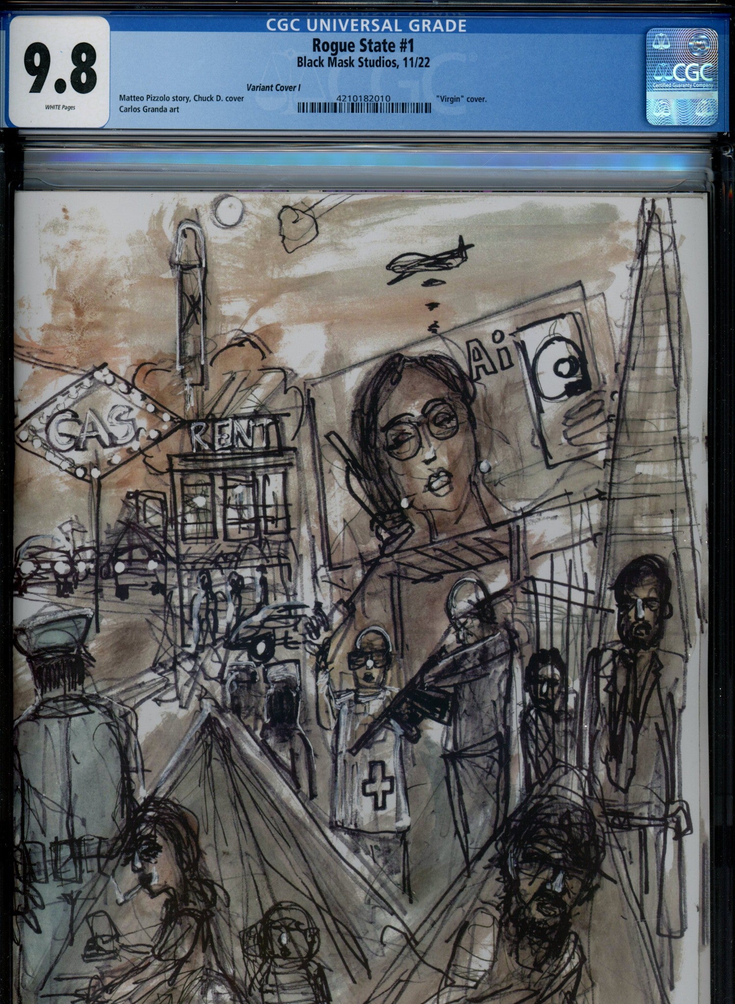 Rogue State 1 D Virgin Variant CGC 9.8 (2023)
