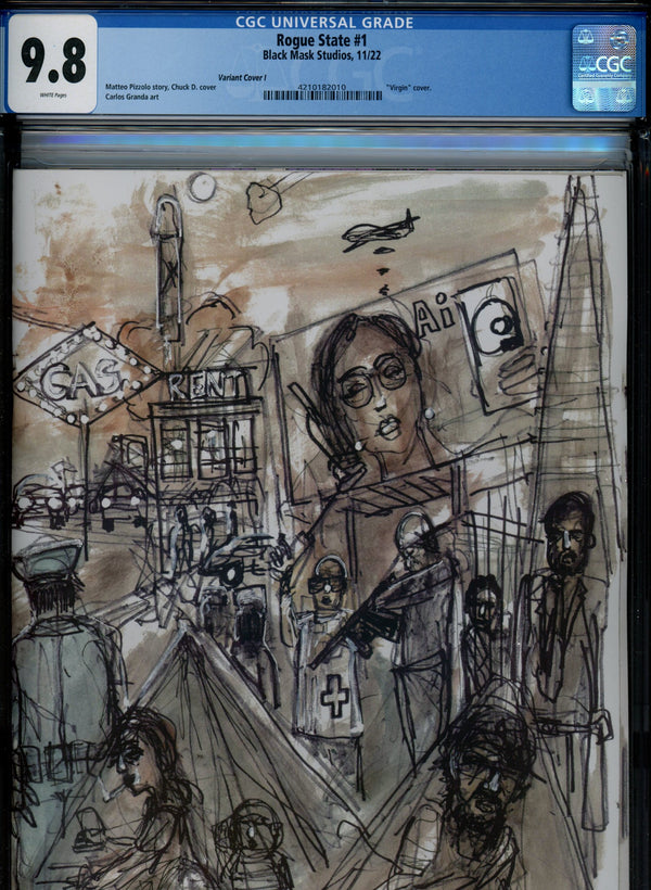 Rogue State 1 D Virgin Variant CGC 9.8 (2023)