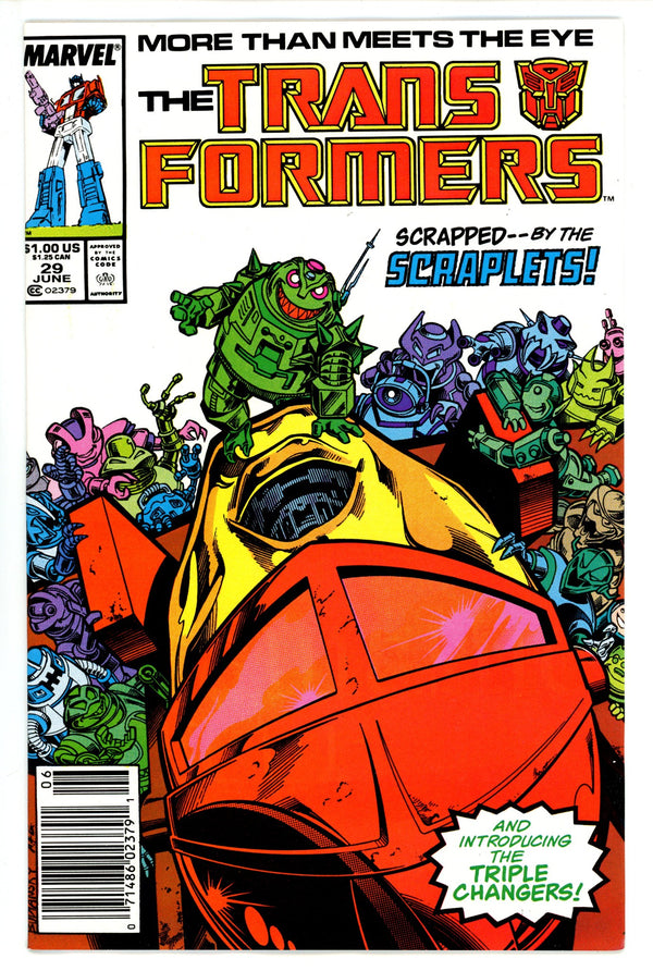 The Transformers 29 Low Grade (1987) Newsstand