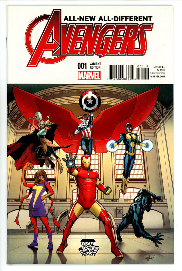 All-New, All-Different Avengers Vol 1 1 Mid Grade (2016) Marquez Variant