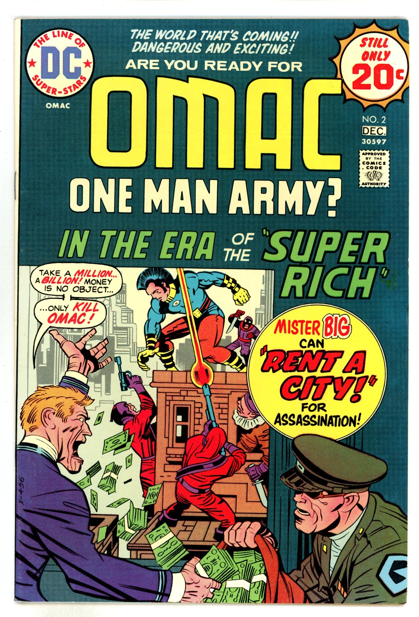 OMAC Vol 1 2 VF- (7.5) (1974) 
