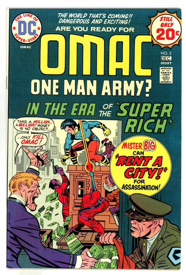 OMAC Vol 1 2 VF- (7.5) (1974)