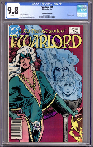 Warlord Vol 1 81 CGC 9.8 (NM/M) (1984) Canadian Price Variant