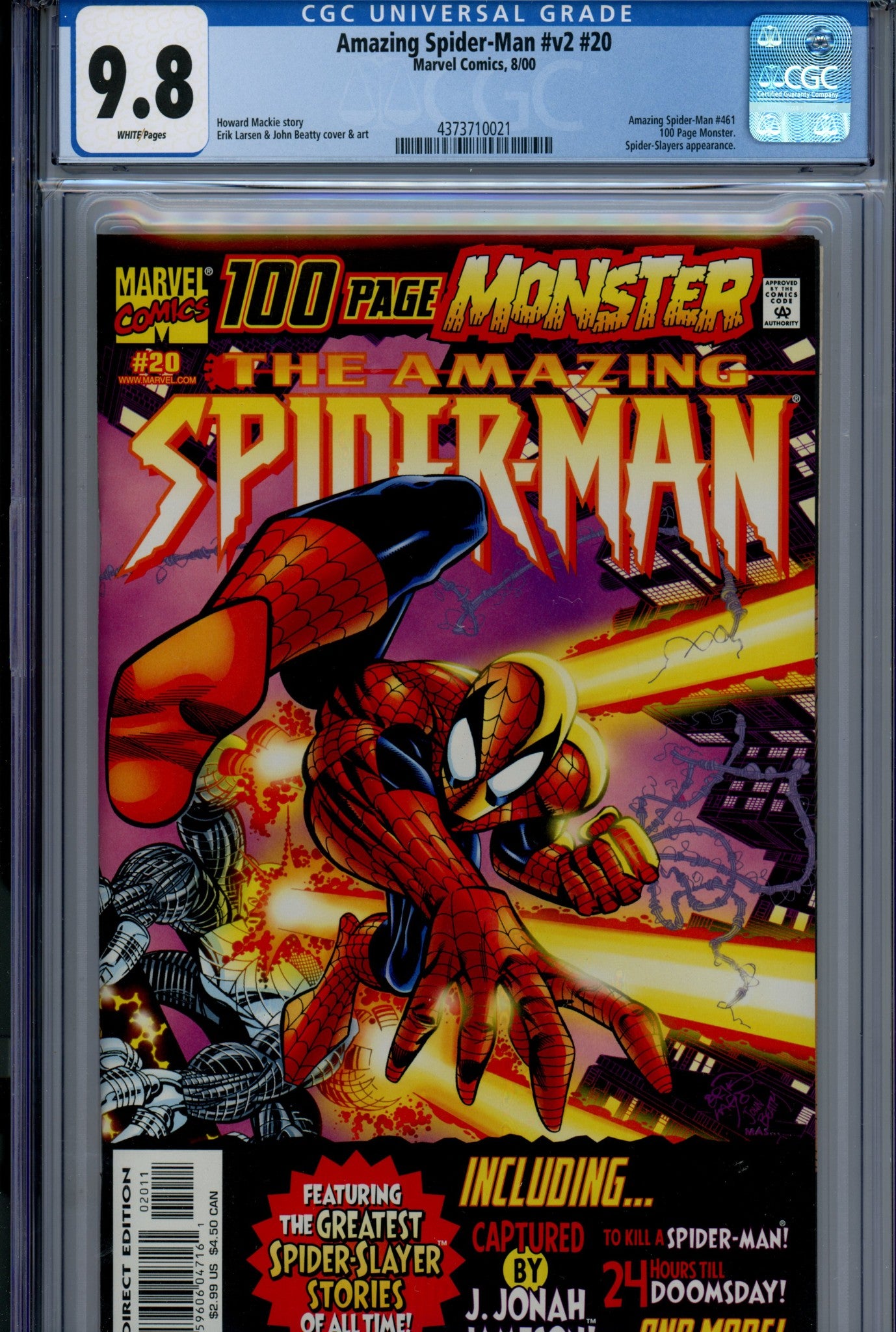 The Amazing Spider-Man Vol 2 20 CGC 9.8 (NM/M) (2000) 