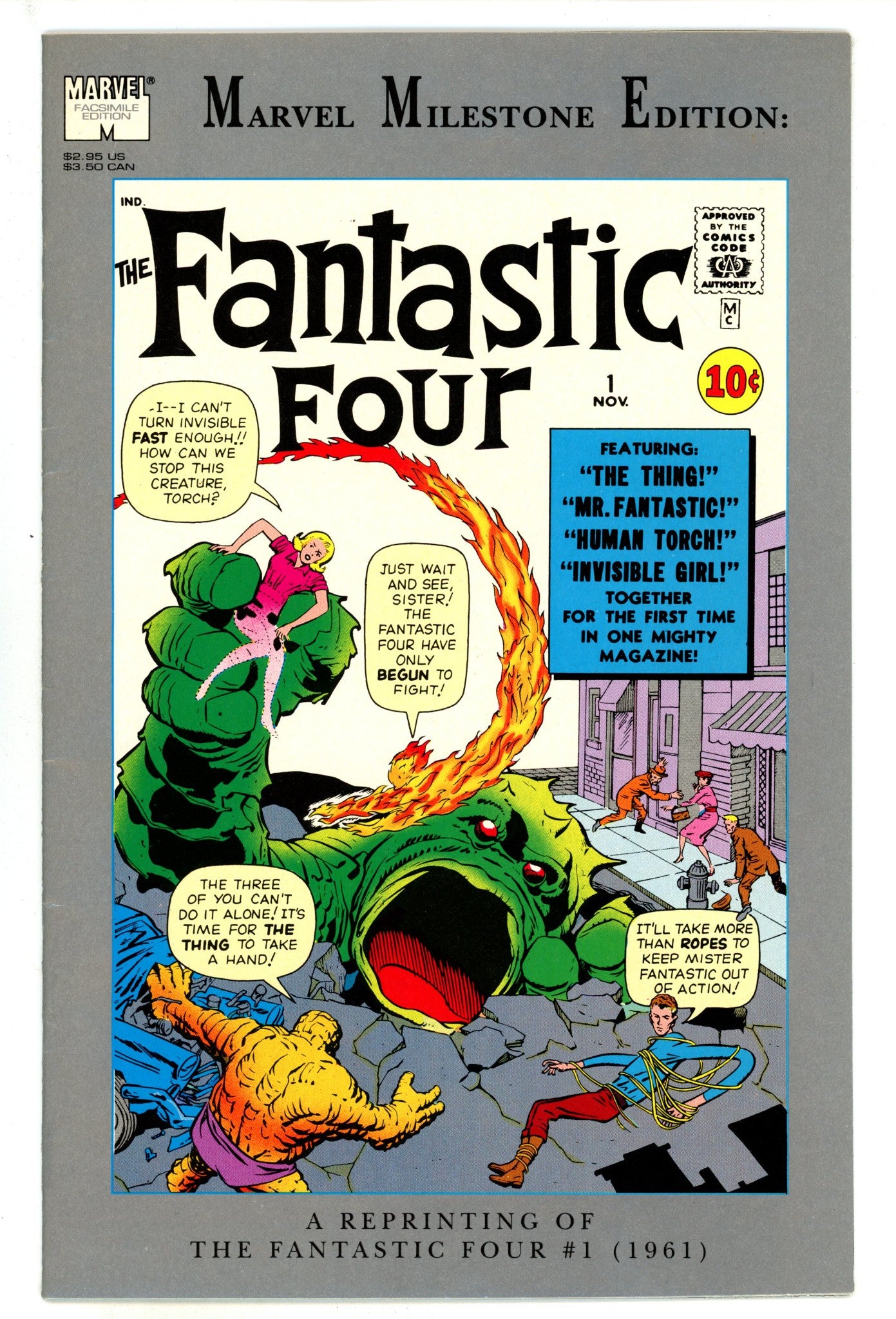 Marvel Milestone Edition: Fantastic Four #1 [nn] VF/NM (9.0) (1991) 