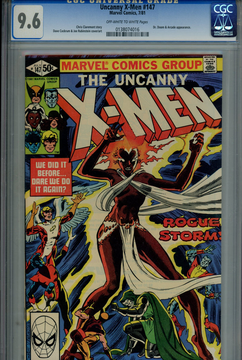 The Uncanny X-Men Vol 1 147 CGC 9.6 (NM+) (1981) 