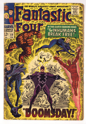 Fantastic Four Vol 1 59  GD/VG (3.0)   (1967)
