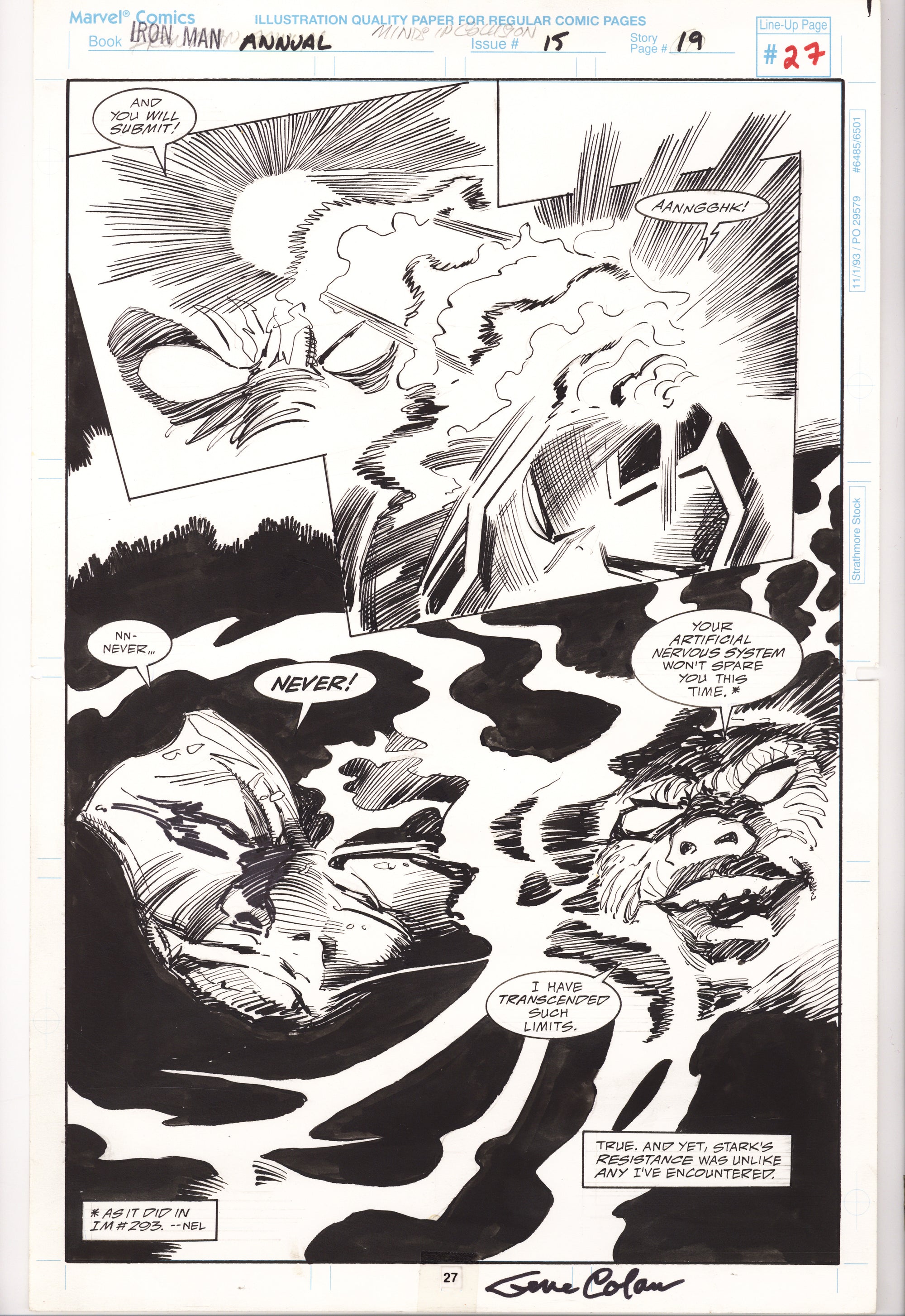 Iron Man Annual Vol 1 15 Gene Colan Art, Page #19 (1994) 
