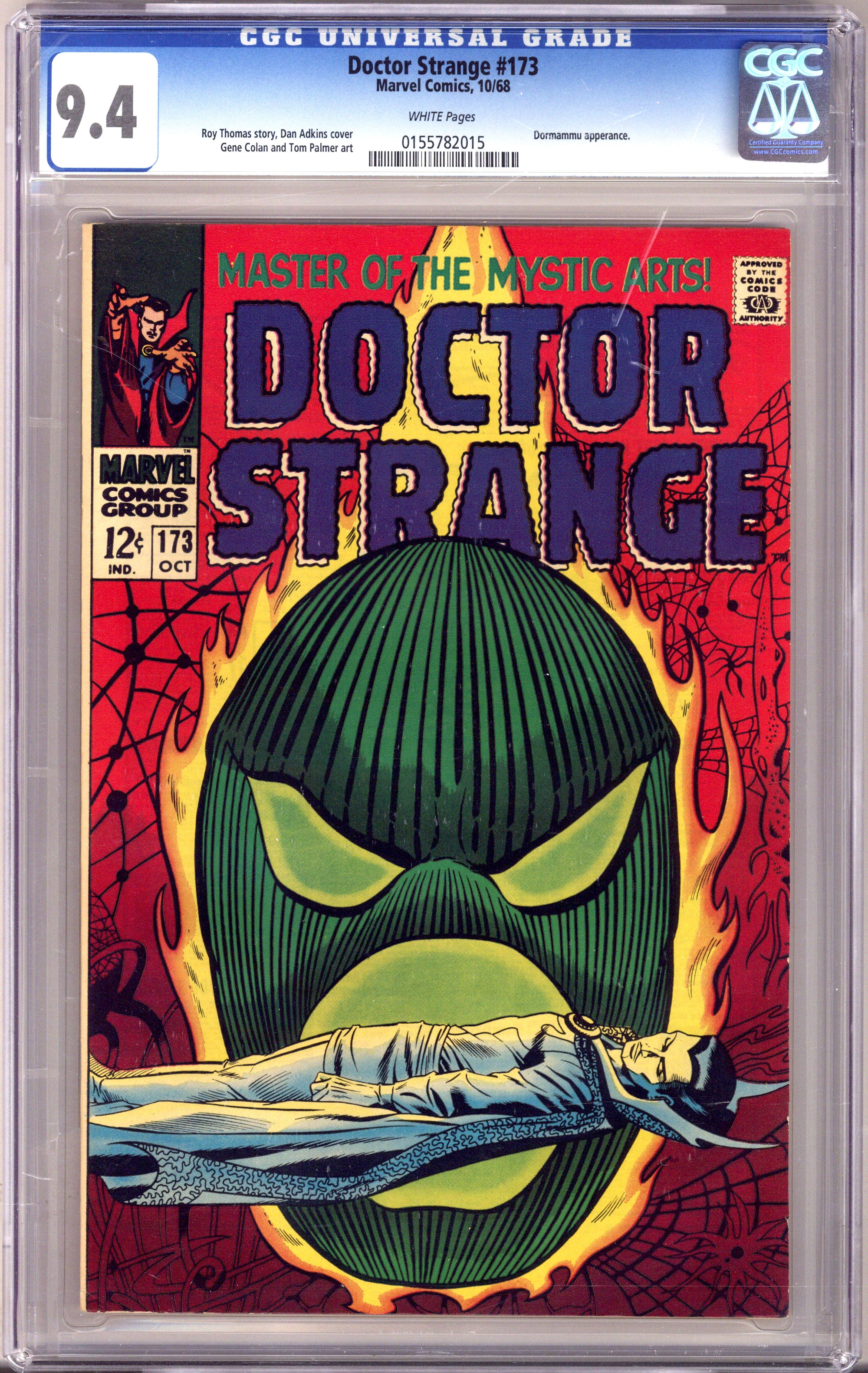 Doctor Strange Vol 1 173 CGC 9.4 (NM) (1968) 