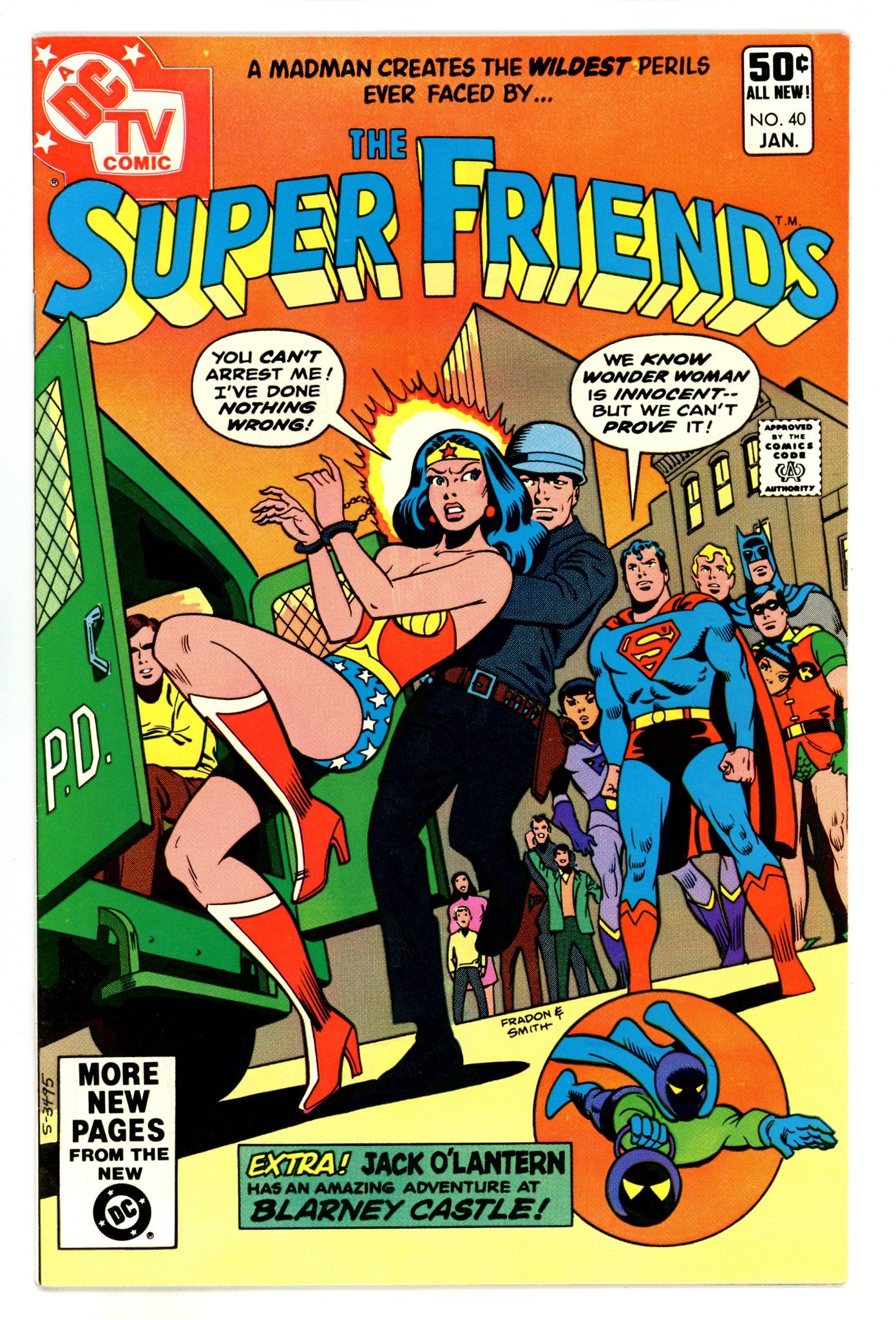 Super Friends Vol 1 40  VF- (7.5)  (1981)  