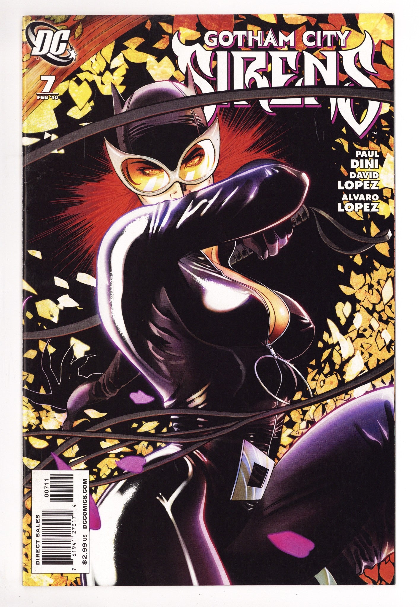 Gotham City Sirens Vol 1 7 Mid Grade (2010) 