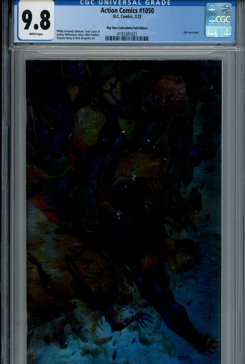 Action Comics Vol 3 1050 CGC 9.8 (NM/M) (2023) Henry Foil Virgin Exclusive Variant 