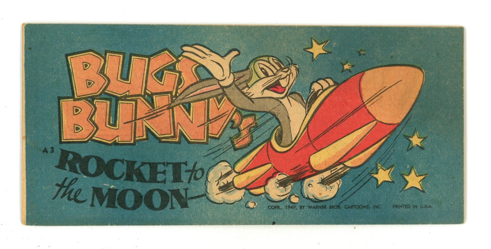 Bugs Bunny Rocket to the Moon Quaker Cereal Premium A-3 VF- (7.5) (1949) 