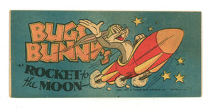 Bugs Bunny Rocket to the Moon Quaker Cereal Premium A-3 VF- (7.5) (1949) 