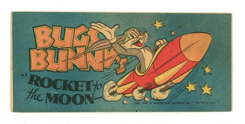 Bugs Bunny Rocket to the Moon Quaker Cereal Premium A-3 VF- (7.5) (1949) 