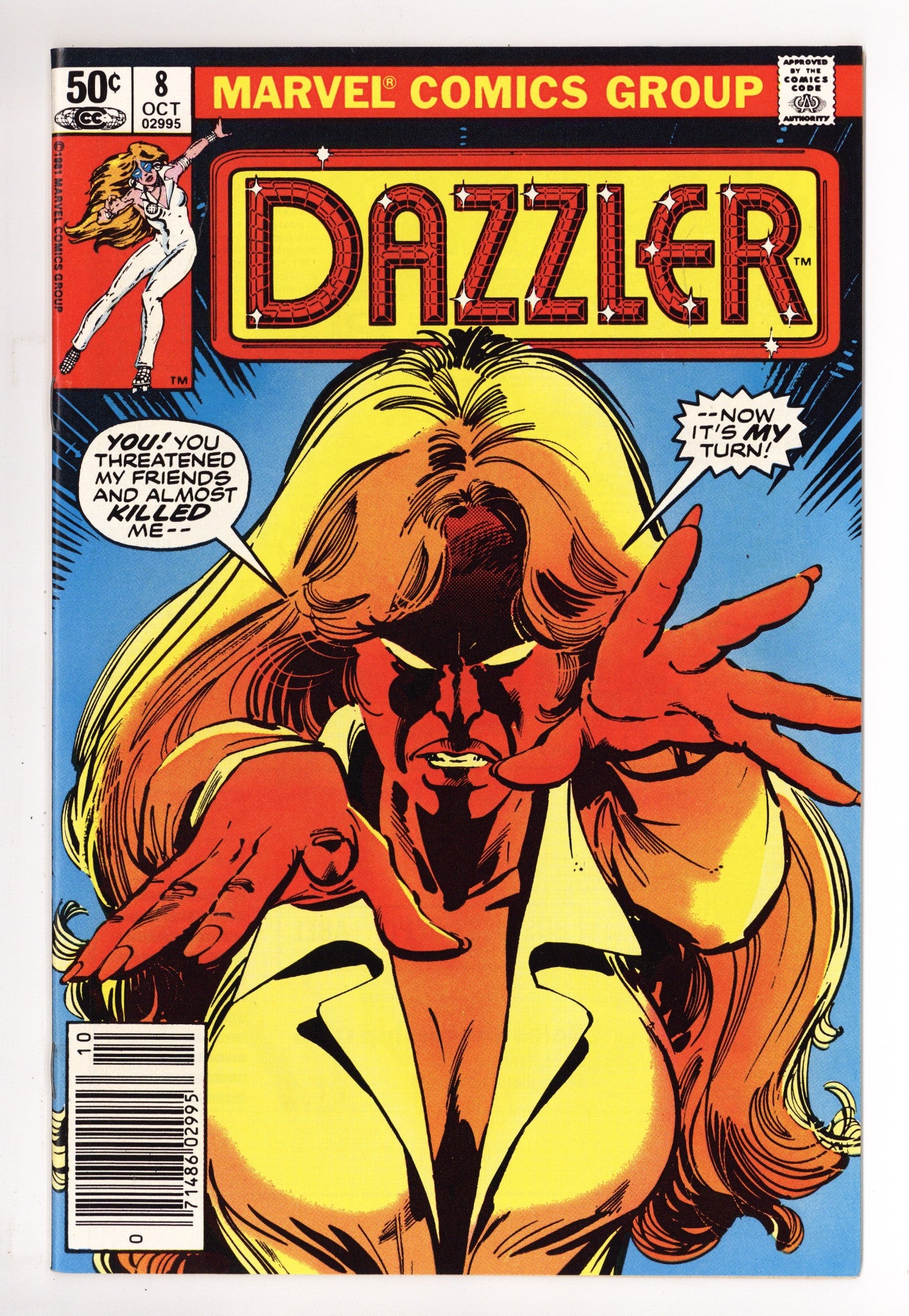 Dazzler Vol 1 8 High Grade (1981) Newsstand 